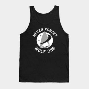 Never Forget Wolf 359 Tank Top